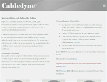 Tablet Screenshot of cabledyne.com
